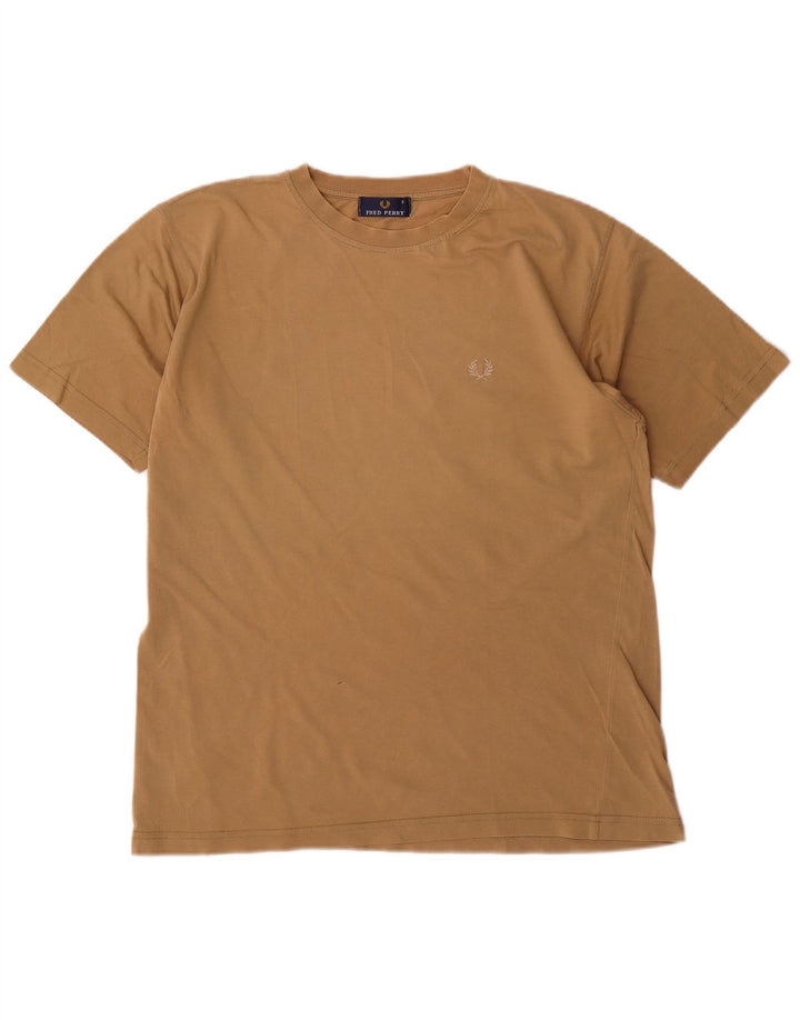 Camiseta Fred Perry Hombre Top Small Beige Algodón