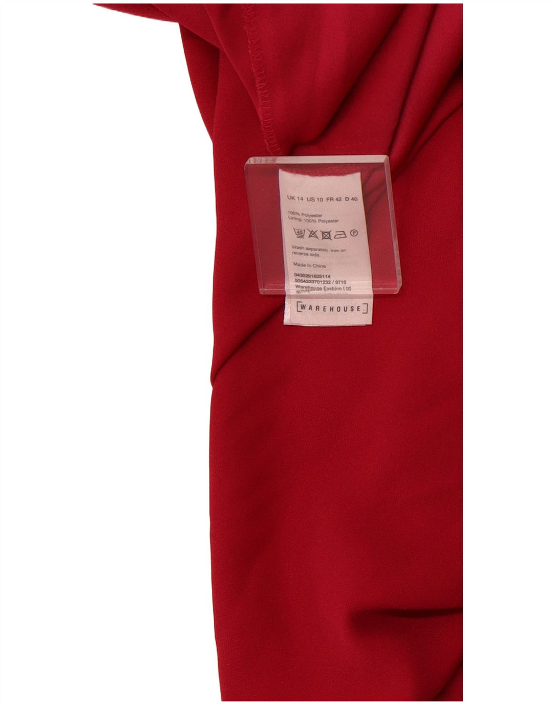 WAREHOUSE Mono sin mangas para mujer UK 44 Poliéster rosa medio