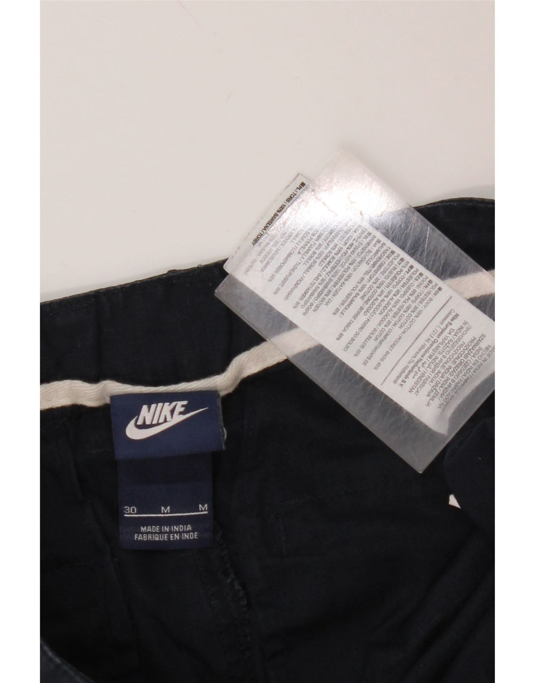 Pantalones cortos tipo cargo NIKE para hombre W30 Medium Azul marino Algodón