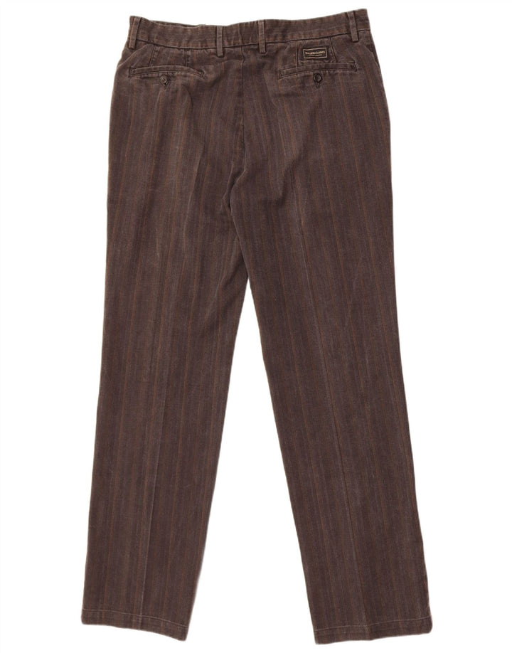 Marlboro Classics Pantalón chino para hombre EU 52 XL W34 L33 Gris a rayas