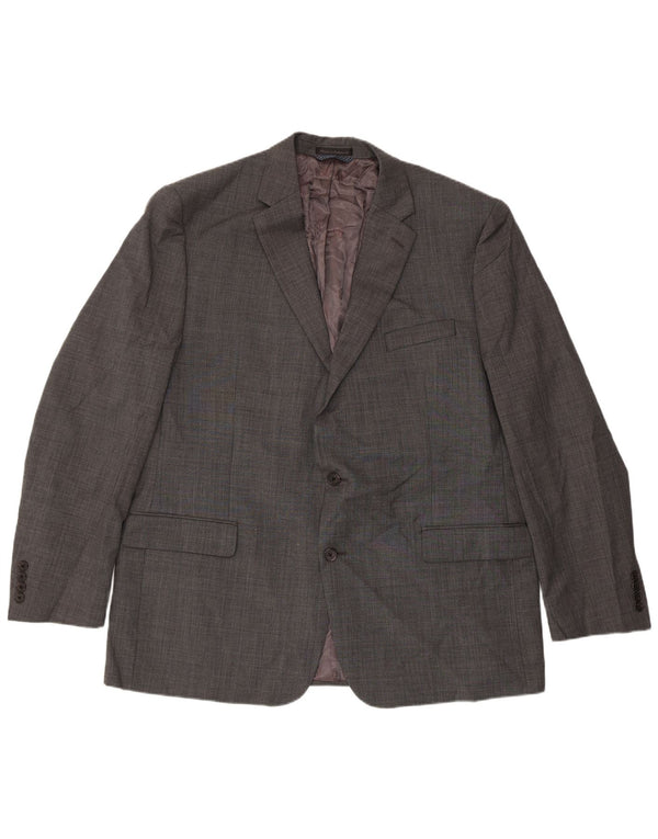 Ralph Lauren Chaqueta tipo blazer larga con 2 botones para hombre UK 46 2XL Gris Clásico