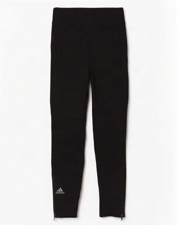 Adidas Pantalones de chándal para mujer UK 8/10 Small Black Rayon