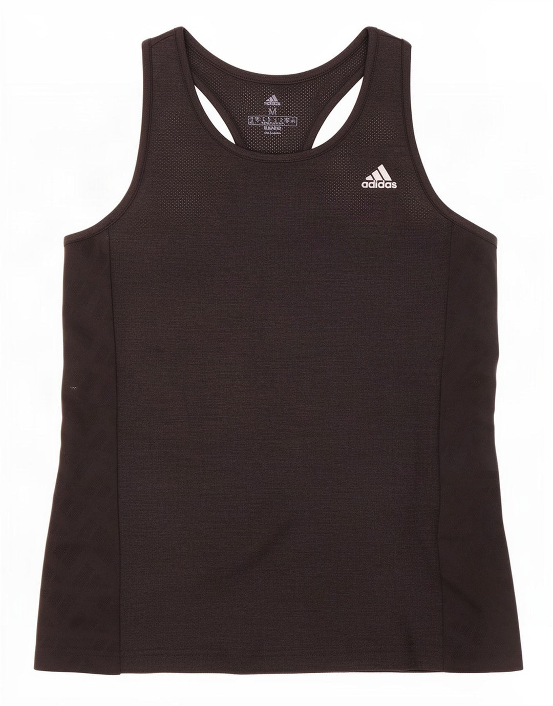Adidas Camiseta sin mangas para mujer Reino Unido 12/14 Mediano Negro