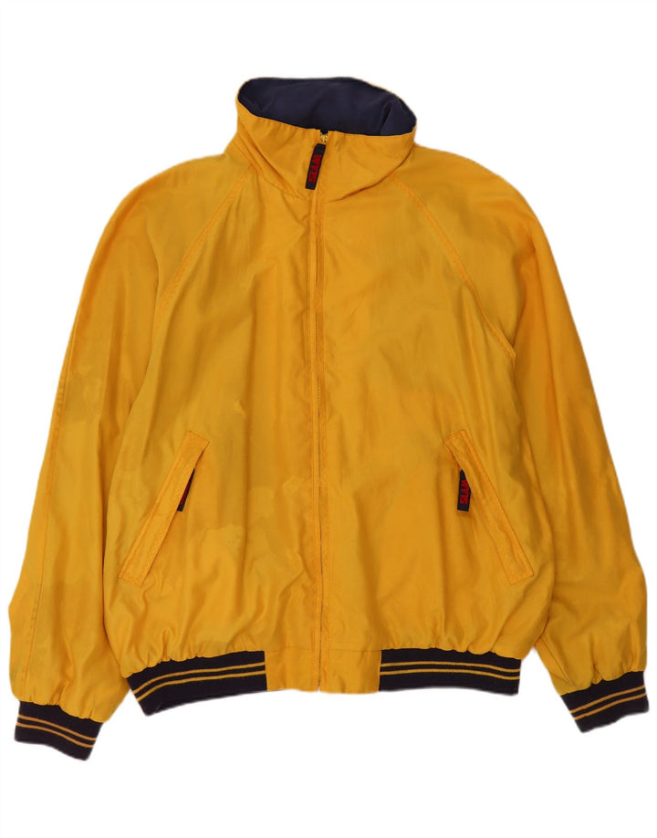 Slam Chaqueta bomber con capucha para hombre UK 44 2XL Poliéster color block amarillo