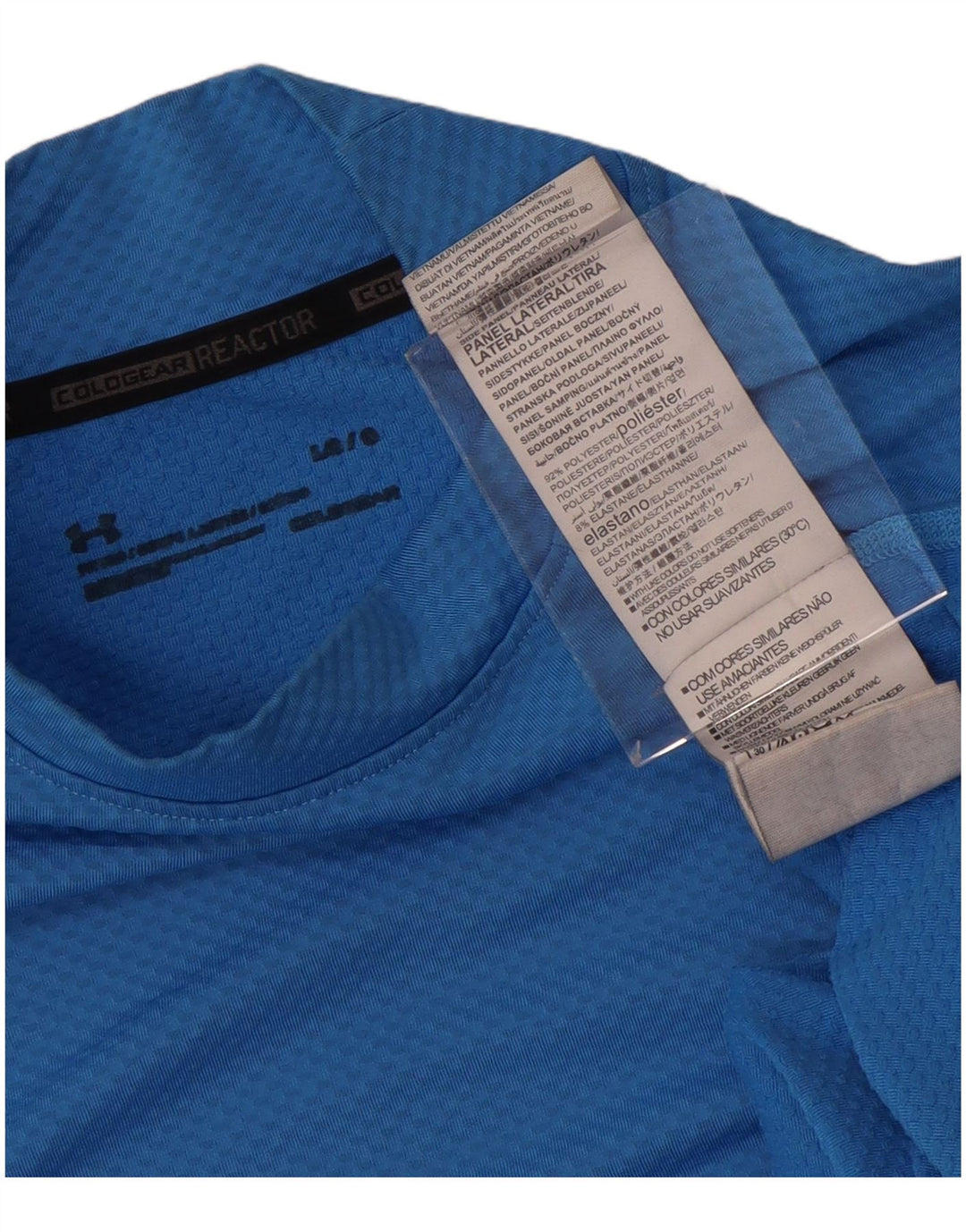 Under Armour Camiseta de manga larga para hombre Poliéster azul grande