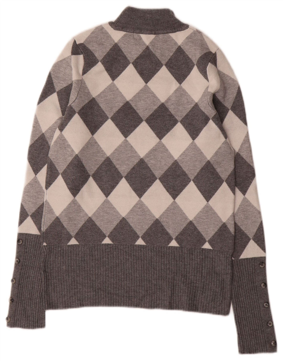 Marks & Spencer Suéter con Cuello Alto para Mujer UK 8 Small Gris