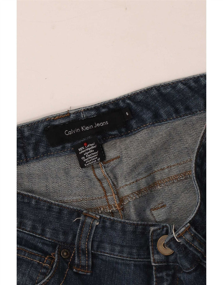 Calvin Klein Jeans Bootcut para Mujer US 6 Medium W30 L31 Algodón Azul