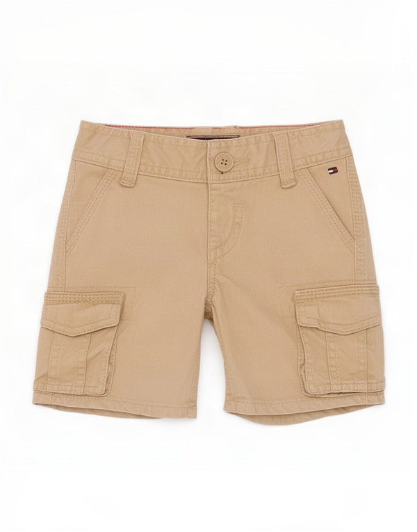 Tommy Hilfiger Pantalones cortos cargo gráficos para bebés de 3 a 6 meses W18 Algodón beige