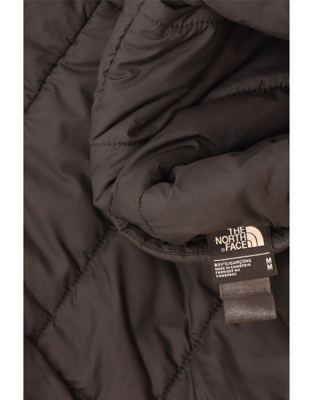 The North Face Chaqueta acolchada reversible con capucha para niños 9-10 años Mediana Negro