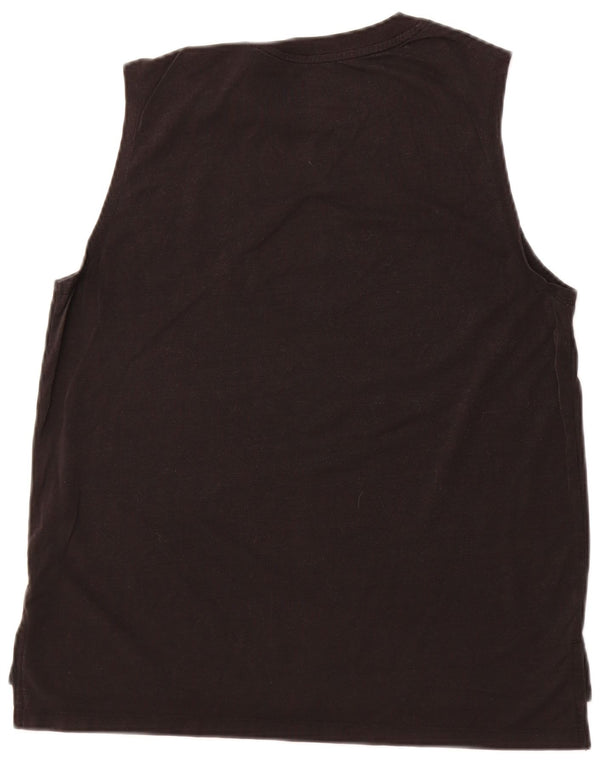 NIKE Hombre Graphic Vest Top Medium Black