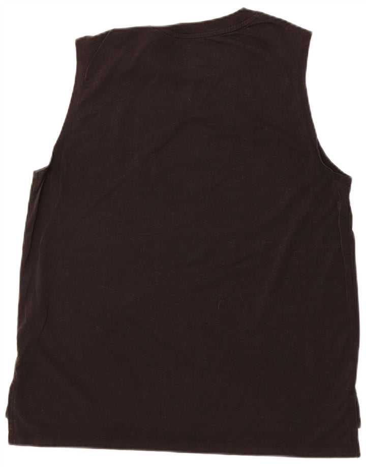 NIKE Hombre Graphic Vest Top Medium Black