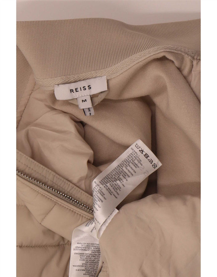 Chaqueta de chándal acolchada para hombre Reiss Algodón beige medio