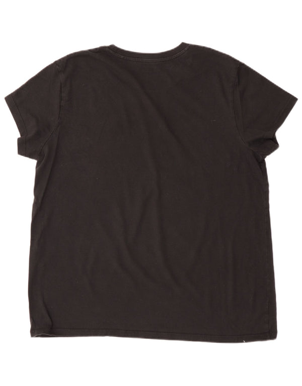 LEVI'S Camiseta gráfica para mujer UK 40 XL Negro