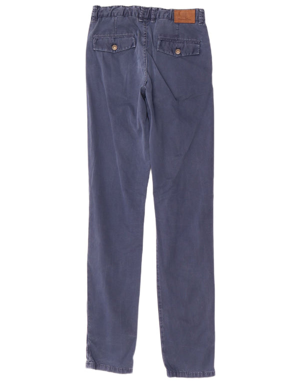 Massimo Dutti Pantalón Chino Slim Fit Casual para Niños 13-14 Años W26 L33 Azul