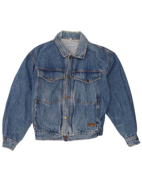 Cacharel Chaqueta vaquera para hombre UK 36 Small Azul Algodón