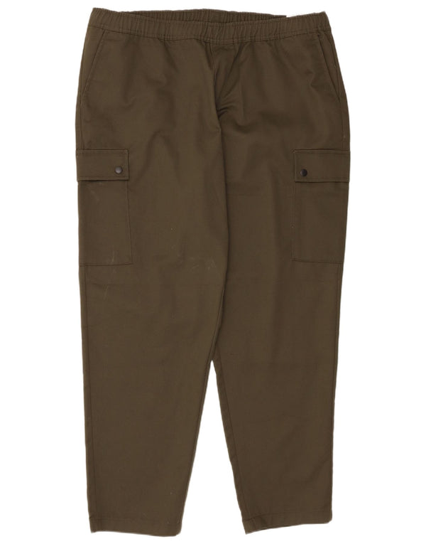 Jack & Jones Pantalón cargo recto para hombre 3XL W46 L31 Poliéster caqui