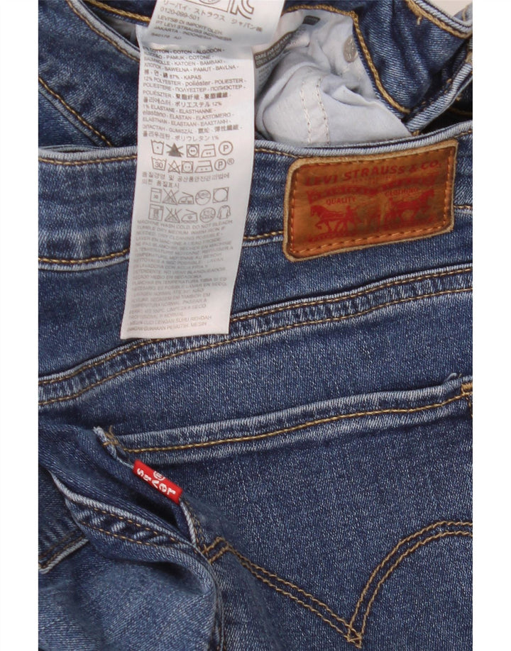 Levi's Mujer 711 Slim Jeans W32 L30 Algodón Azul