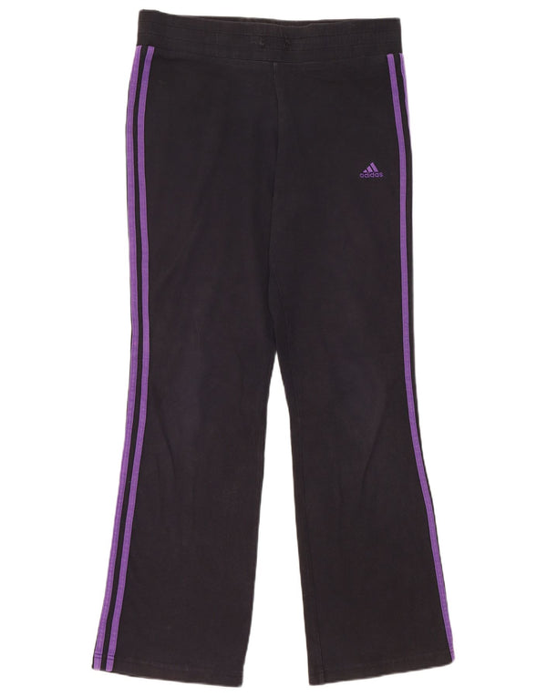 Adidas Pantalones de chándal para mujer UK 12 Medium Azul marino Algodón