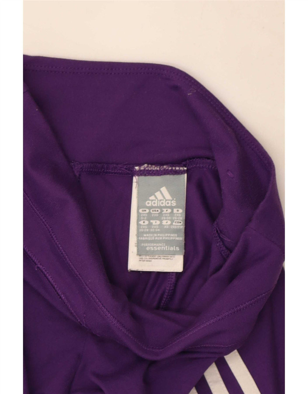 Adidas Mujer Climalite Leggings UK 0/2 2XS Púrpura Poliéster
