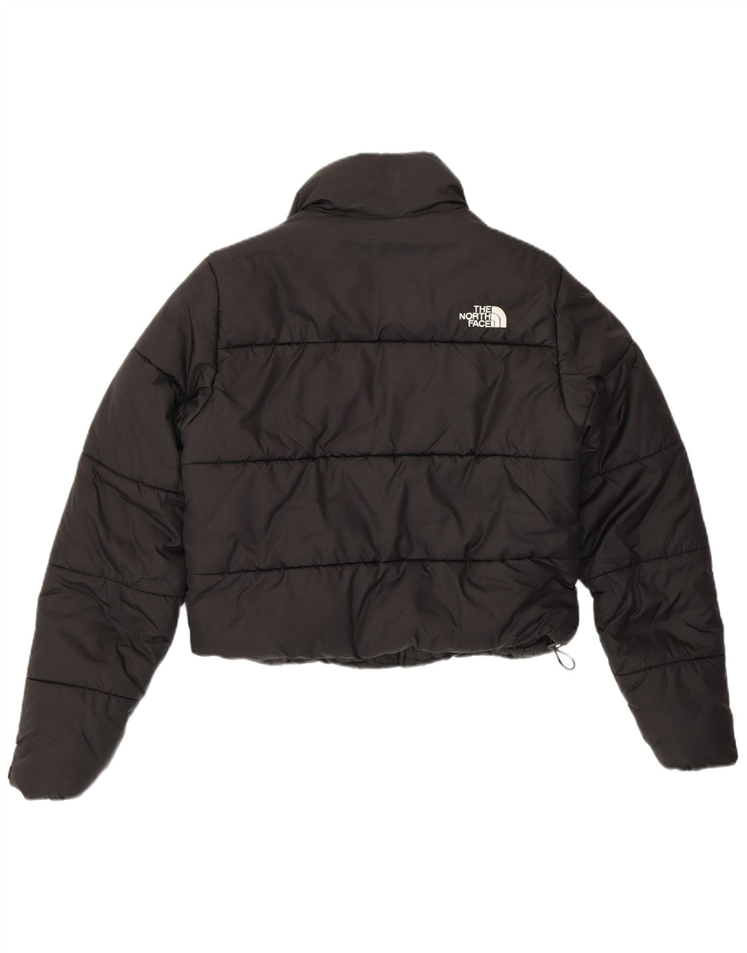 THE NORTH FACE Chaqueta acolchada corta para mujer UK 10 Small Poliéster negro