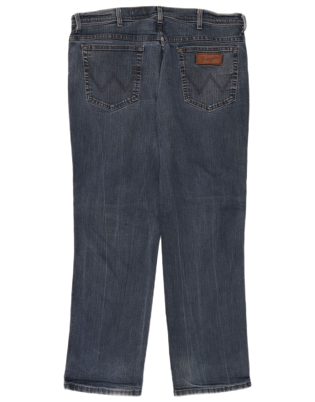 WRANGLER Vaqueros rectos elásticos Texas para hombre W38 L30 Algodón azul