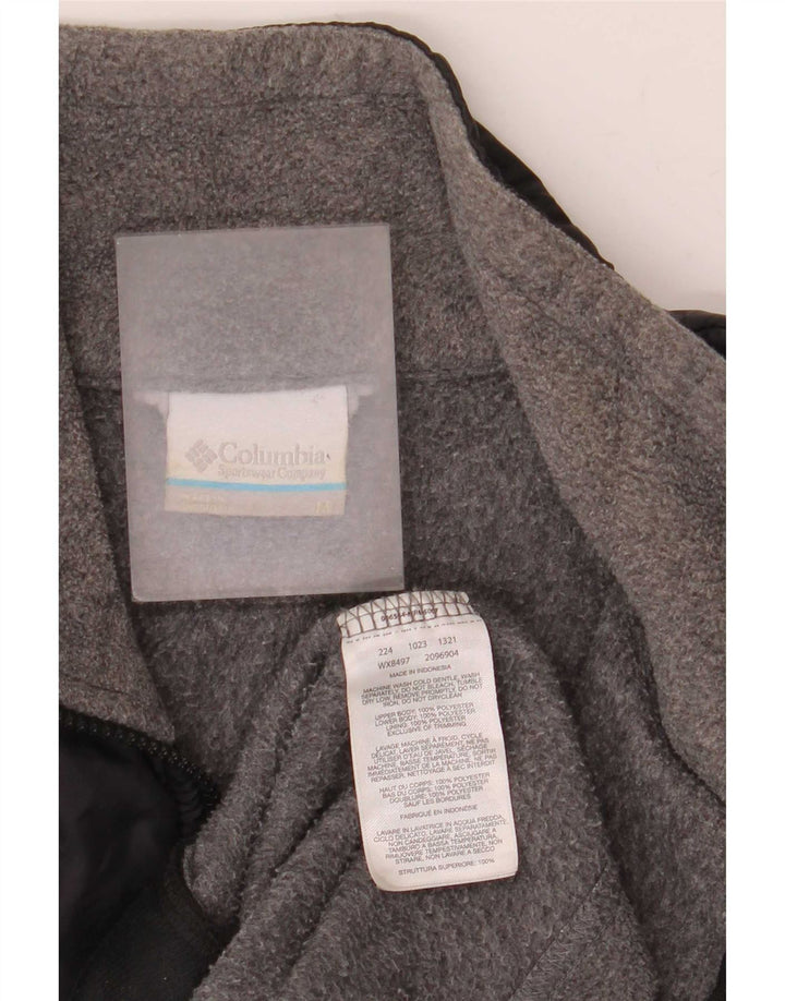 Columbia Chaqueta polar para hombre ES 38 Gris medio Poliéster con bloques de color