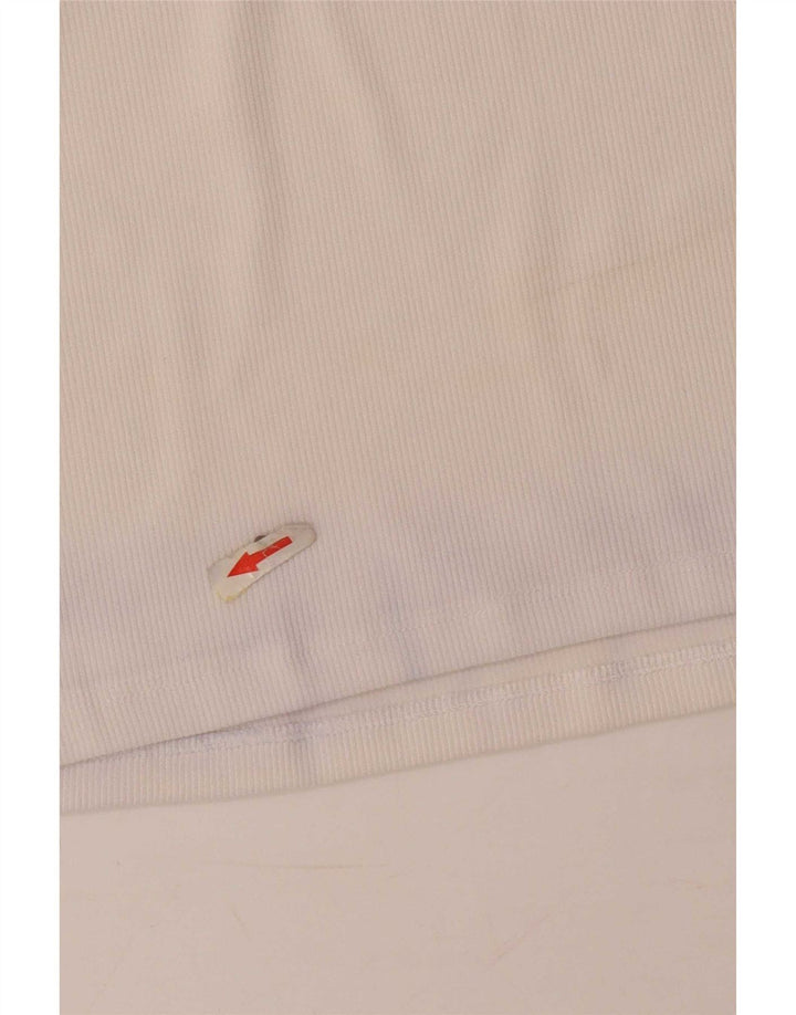Zara Mujer Cami Top UK 40 Mediano Blanco