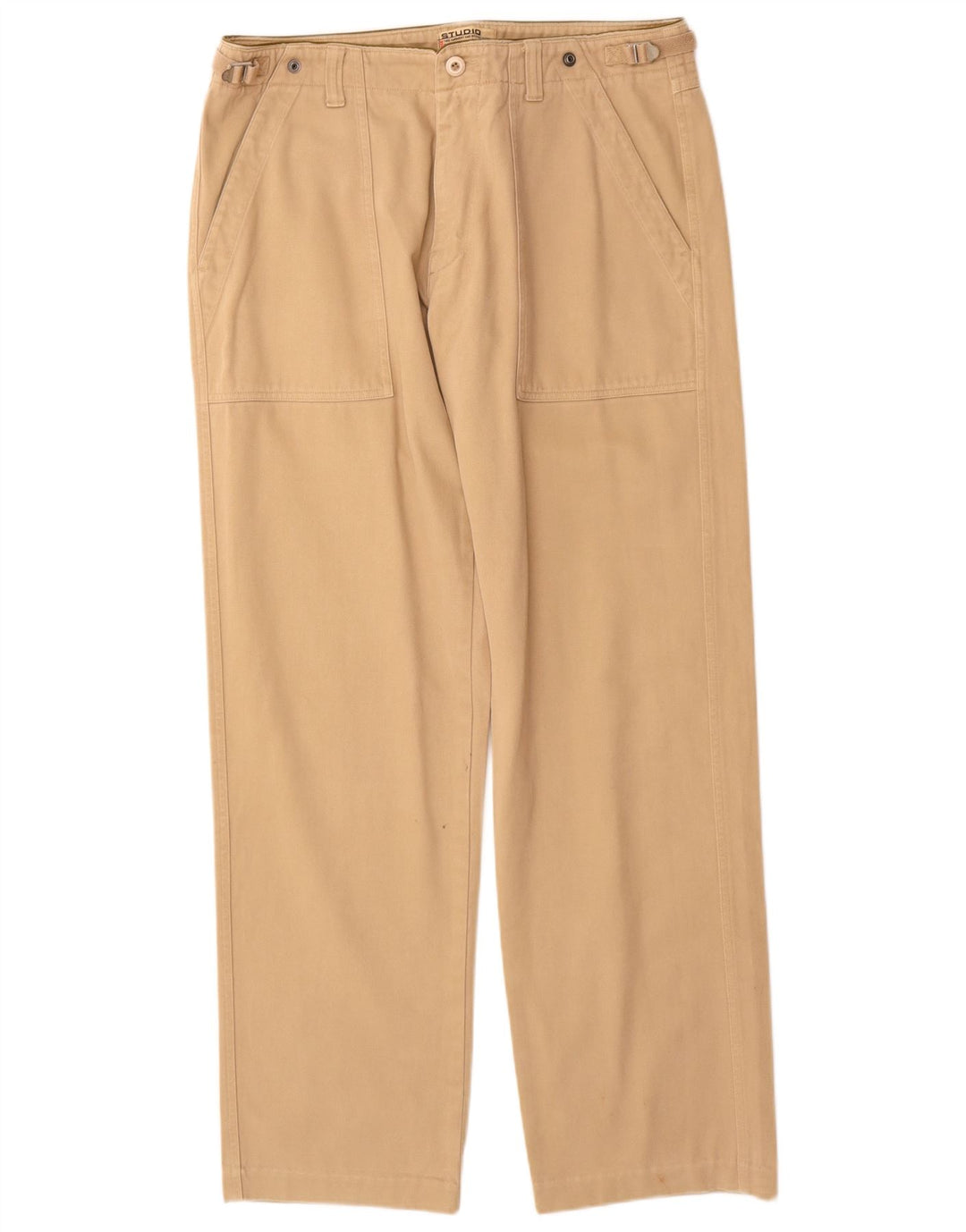 CONBIPEL Pantalón chino recto para hombre IT 50 Large W32 L31 Algodón beige
