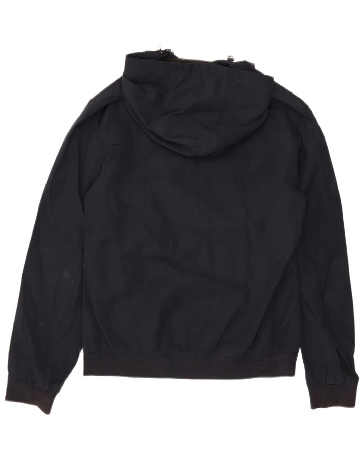 REISS Chaqueta bomber con capucha para hombre UK 38 Medium Azul marino Poliéster