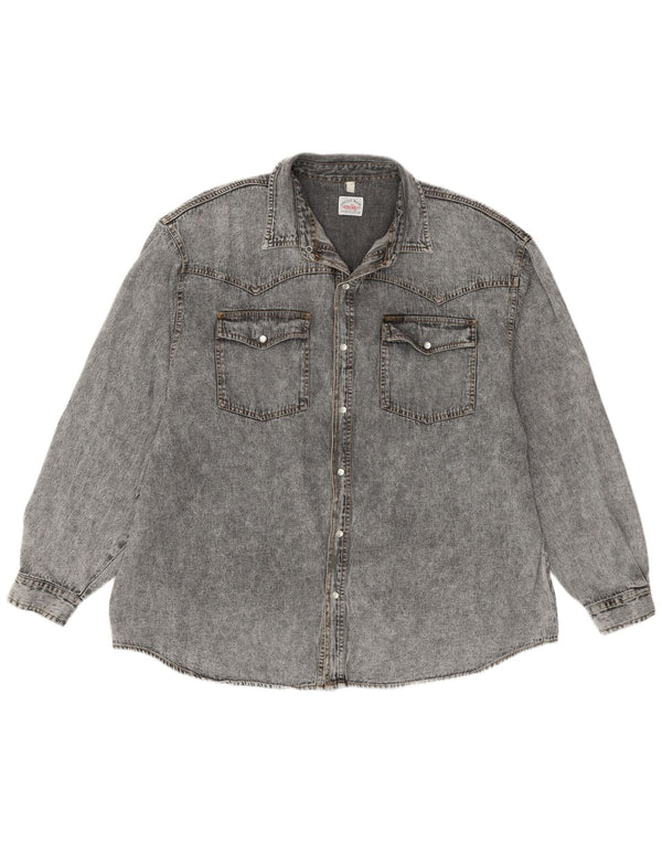 Arizona Camisa Vaquera Hombre XL Algodón Gris