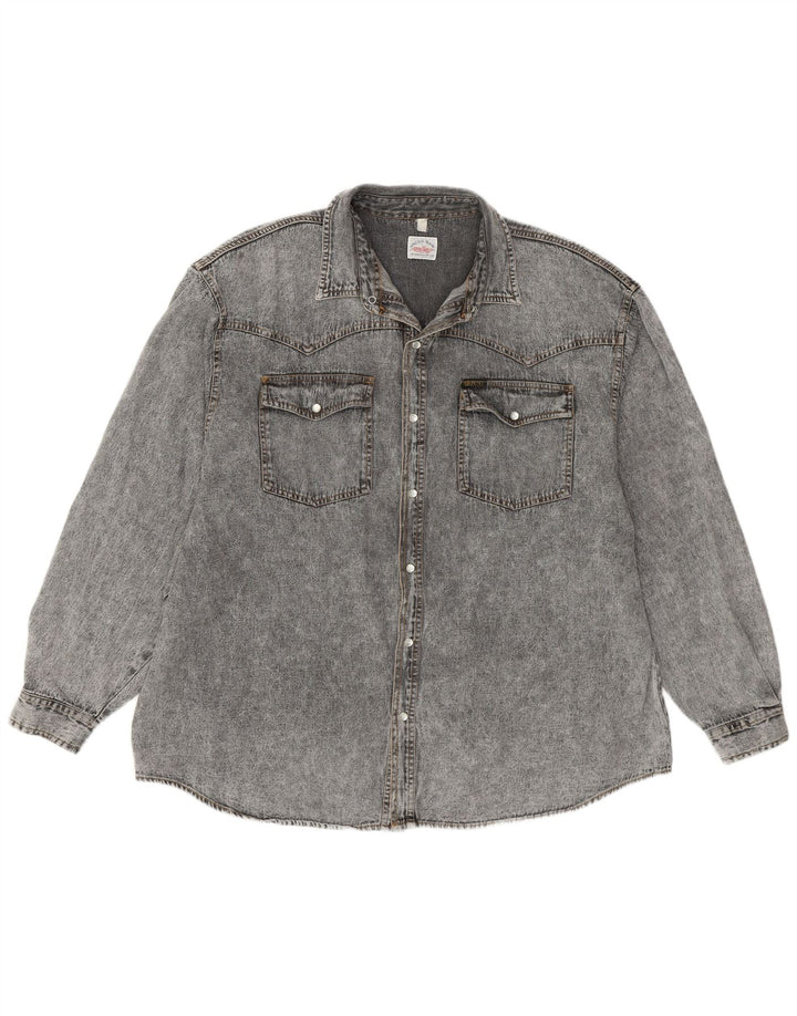 Arizona Camisa Vaquera Hombre XL Algodón Gris