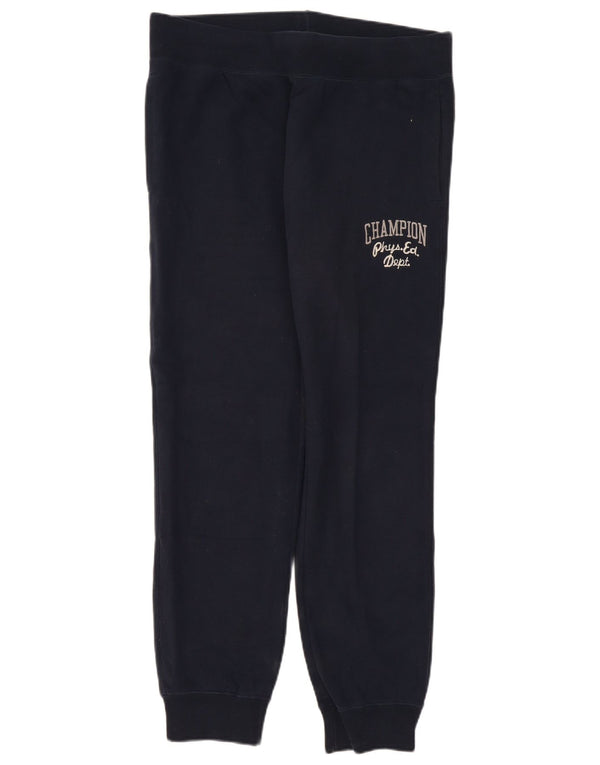 Champion Pantalones De Chándal Con Gráficos Para Hombre Joggers Large Azul Marino Algodón