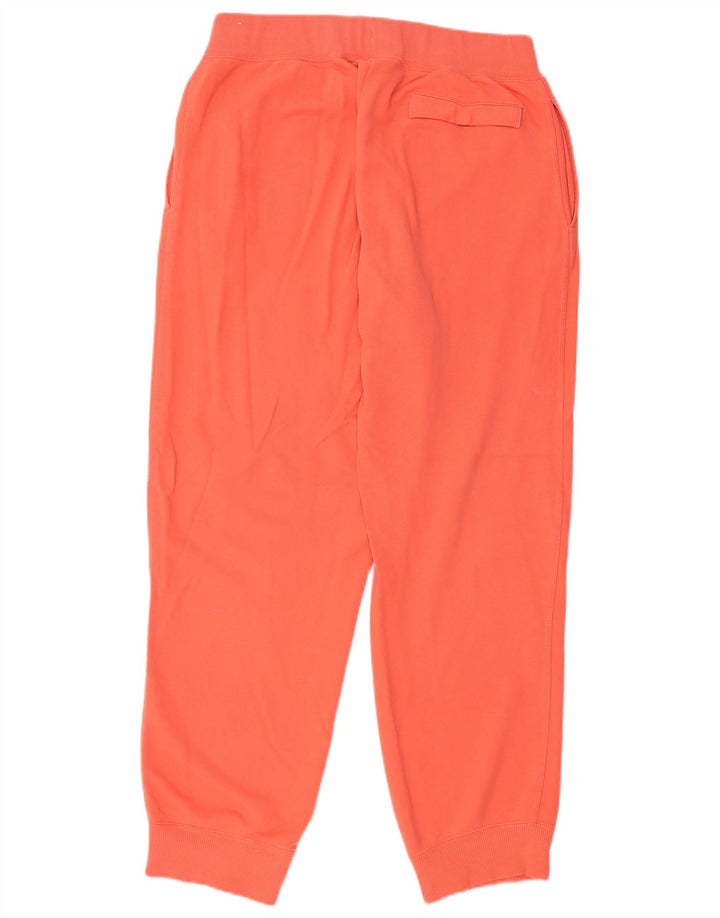 NIKE Mujer Chándal Pantalones Joggers UK 46 Grande Naranja Algodón