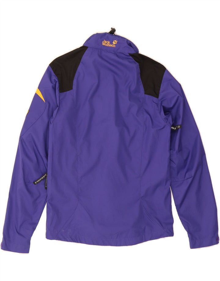 JACK WOLFSKIN Mens Unisex Windbreaker Jacket UK 36 Small Purple Polyester Vintage Jack Wolfskin and Second-Hand Jack Wolfskin from Messina Hembry 