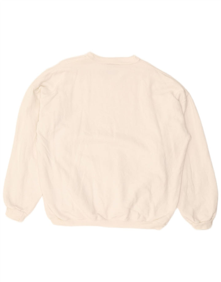 RIFLE Sudadera para hombre Jumper Large Blanco Algodón