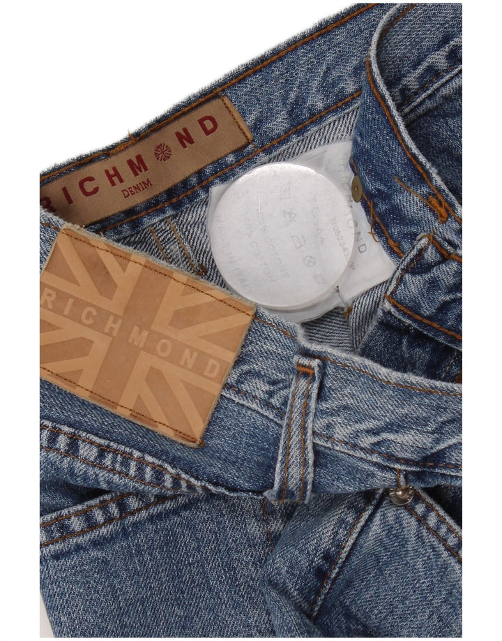 Vaqueros Richmond para mujer con corte de bota gráfico IT 44 Mediano W30 L32 Algodón azul