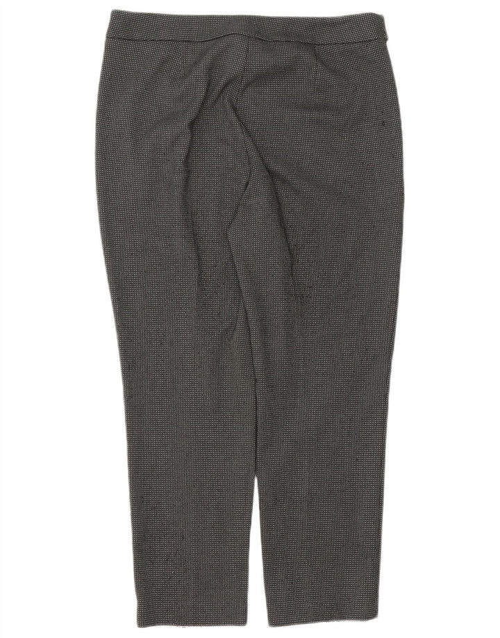 Marks & Spencer Pantalones cortos de traje para mujer UK 12 Medium W34 L26 Grey Check