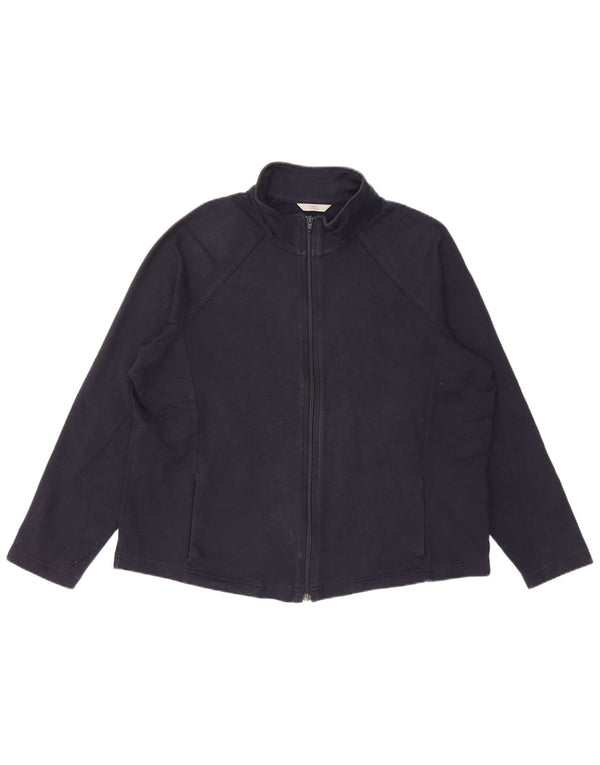 Marks & Spencer Chaqueta de Chándal para Mujer UK 20 2XL Azul Marino