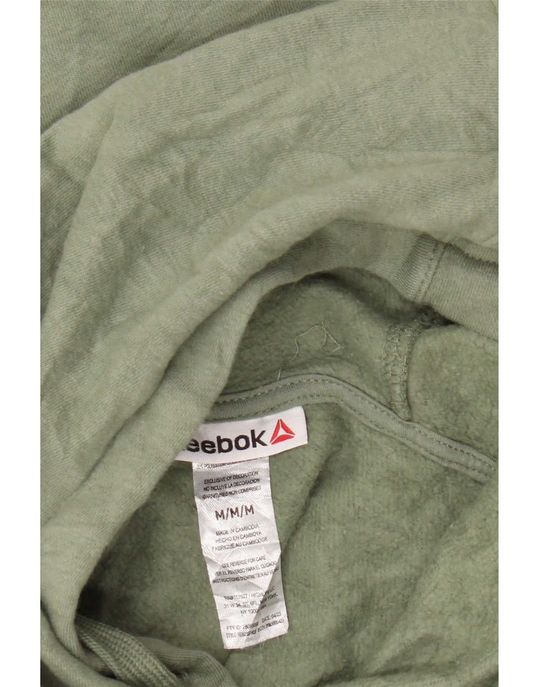 Sudadera con capucha Reebok Hombre