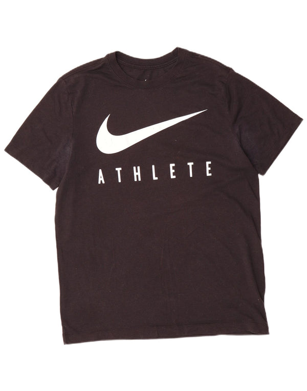 Nike Camiseta Dri Fit Graphic para Hombre Top Deportivo Negro Mediano