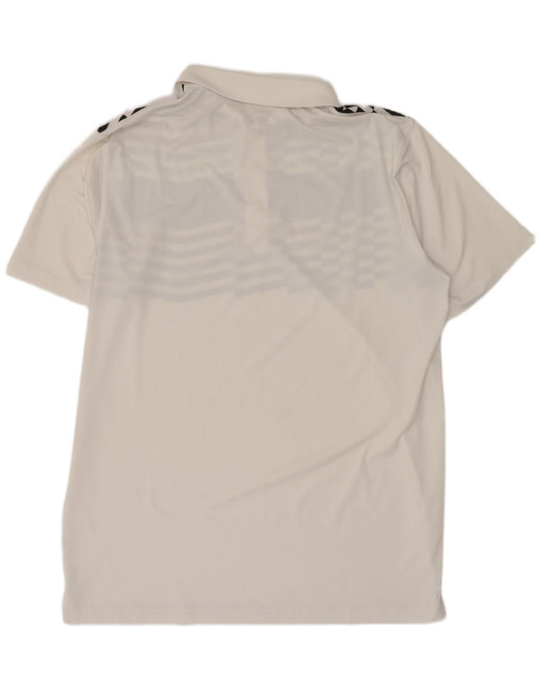 Polo Puma Para Hombre Blanco Medio Colorblock