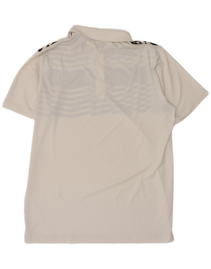Polo Puma Para Hombre Blanco Medio Colorblock