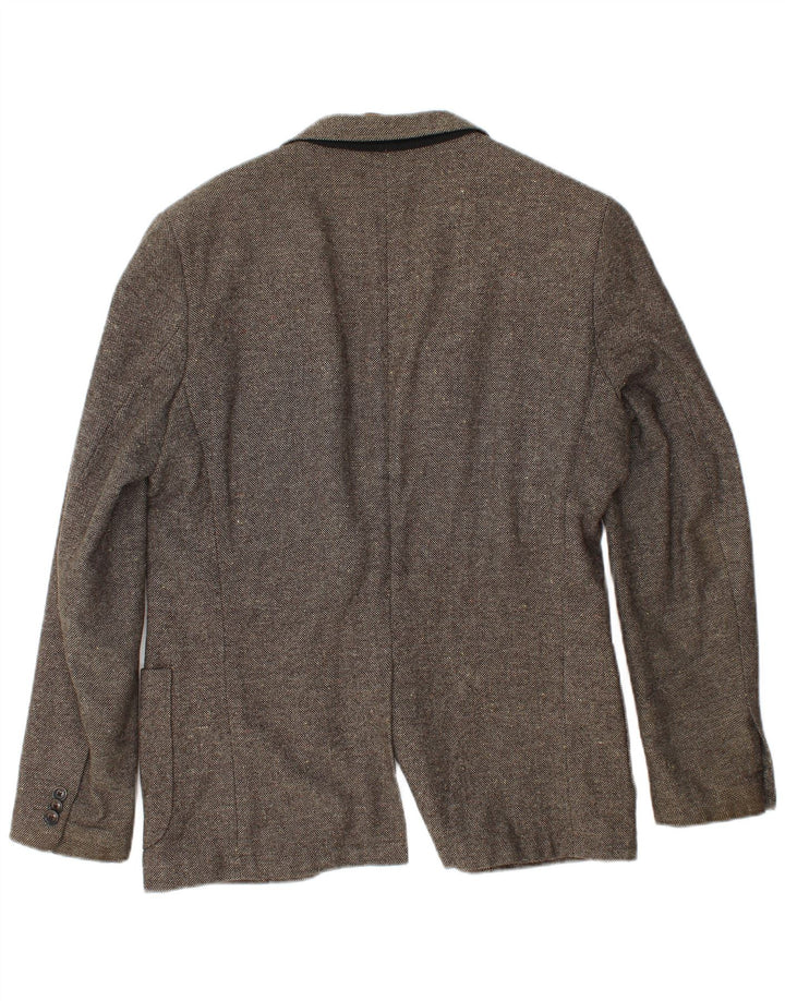 SCOTCH & SODA Chaqueta tipo blazer con 1 botón para hombre IT 48 Marrón medio