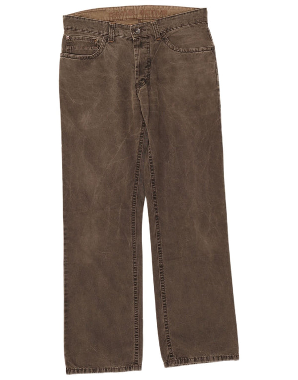 Vaqueros rectos para hombre Camel Active W33 L32 Algodón caqui