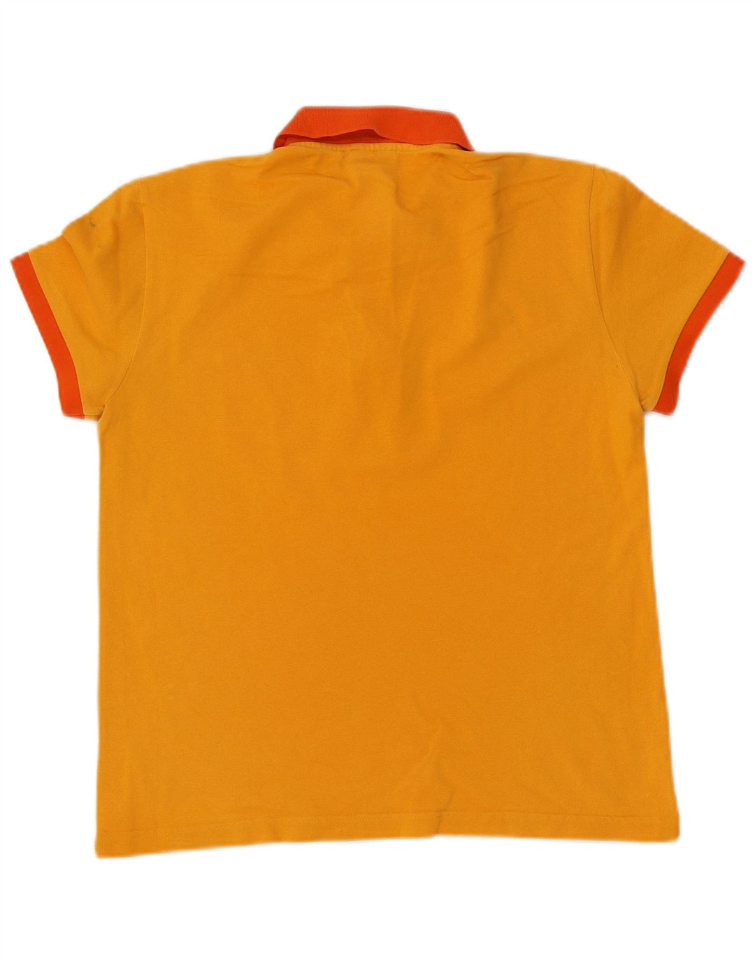 Lacoste Polo de rugby para hombre talla 4 mediano algodón amarillo