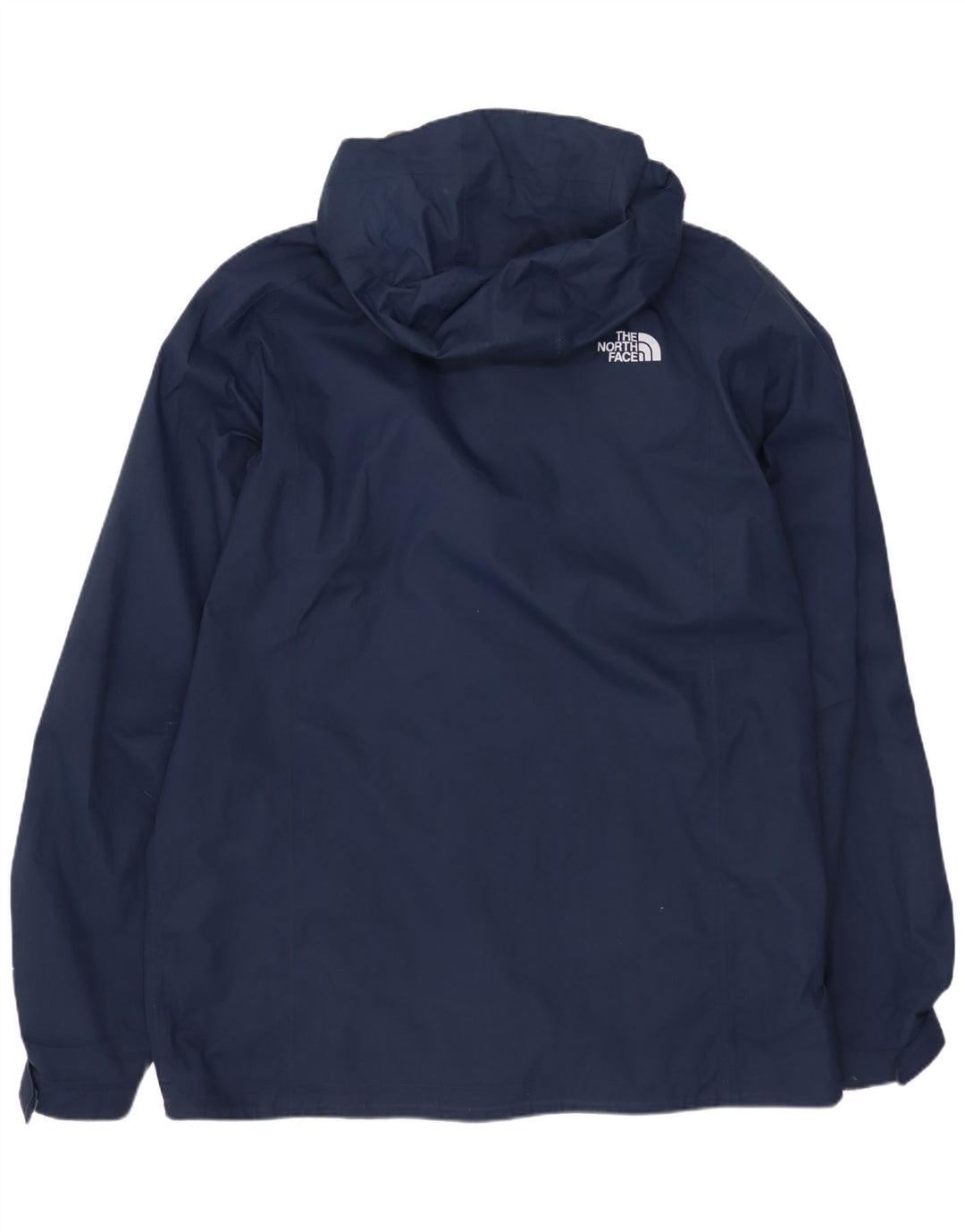 THE NORTH FACE Chaqueta impermeable con capucha para hombre UK 40 Large Poliéster azul marino