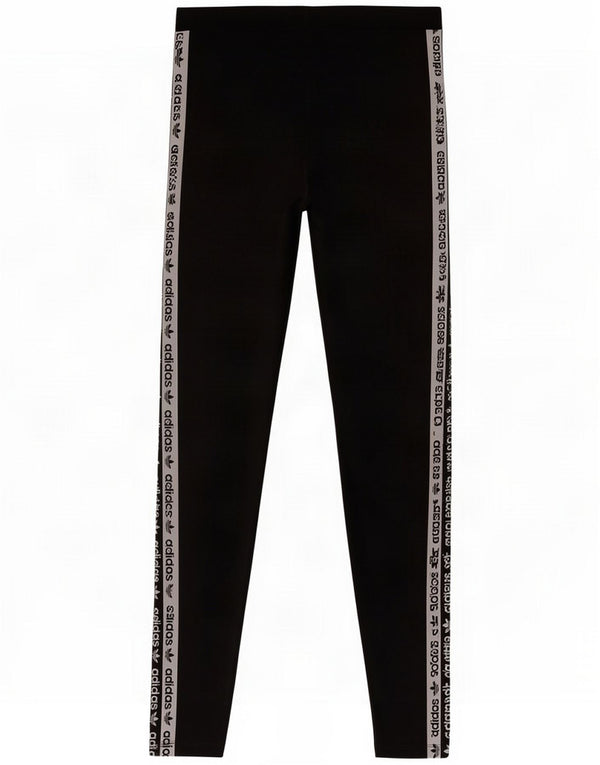 Leggings gráficos Adidas para mujer UK 12 Medium Black Colourblock Cotton