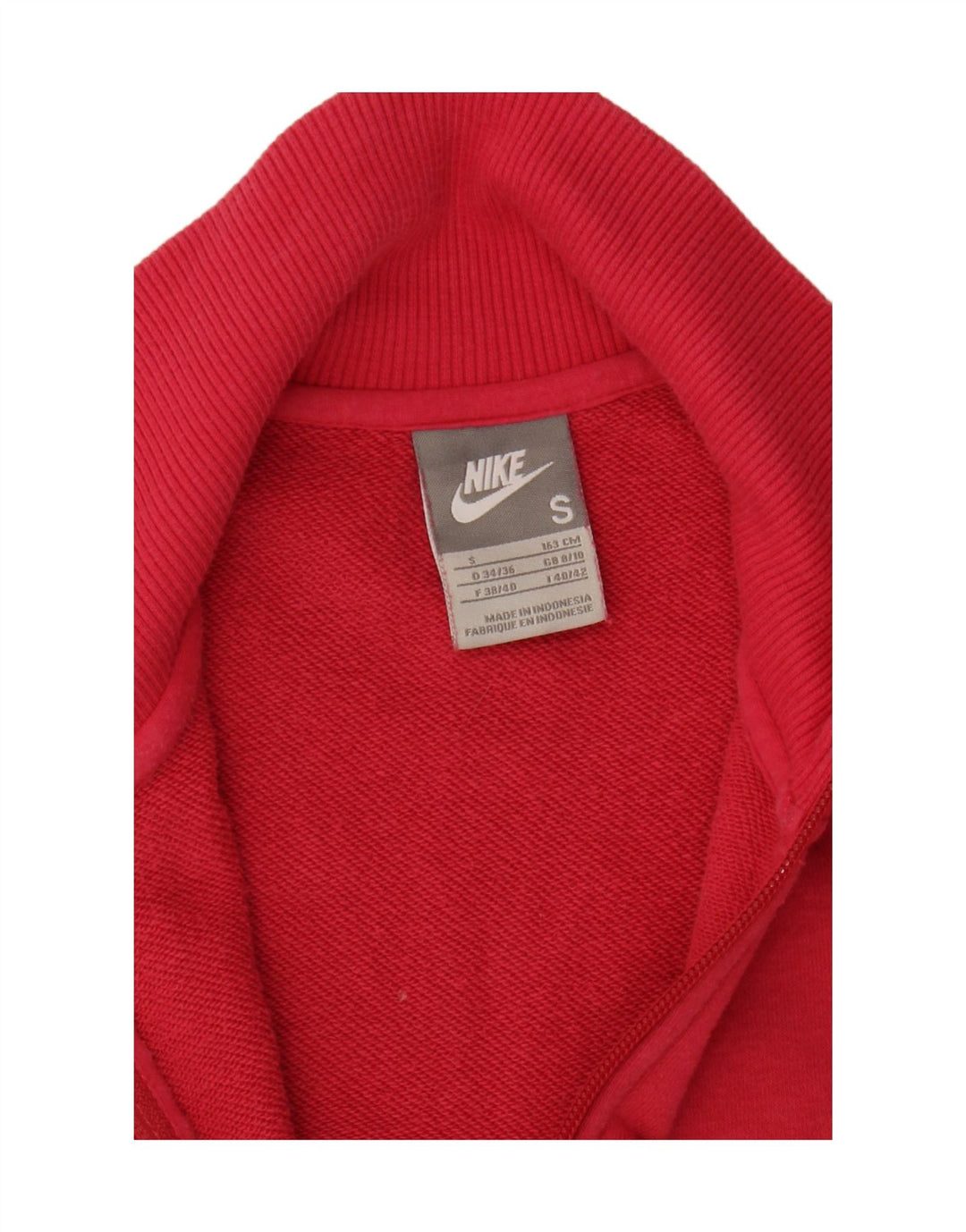 NIKE Womens Tracksuit Top Jacket UK 8/10 Small Red Vintage Nike and Second-Hand Nike from Messina Hembry 