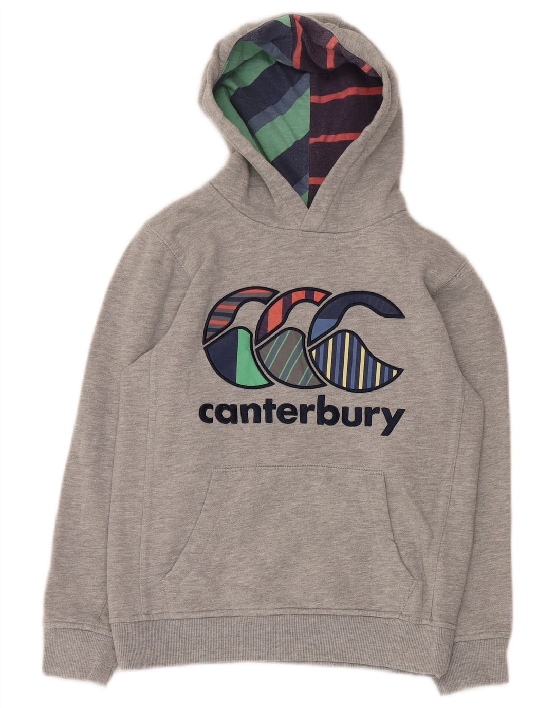 CANTERBURY Jersey con capucha para niño, 9-10 años, algodón gris