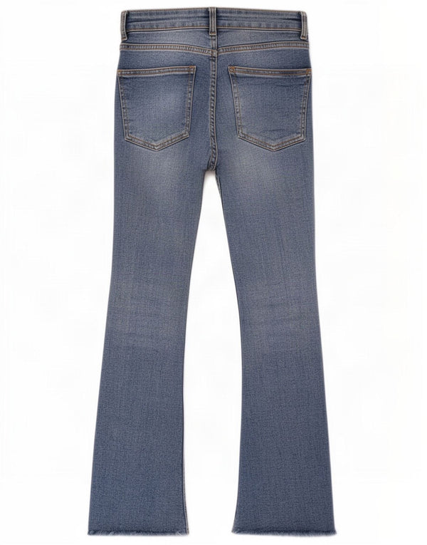 Zara Jeans Acampanados Para Mujer EU 38 Small W26 L26 Algodón Azul
